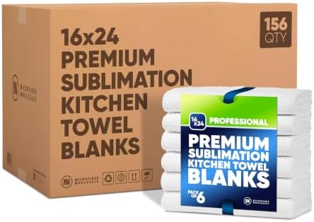 Microfiber Wholesale Sublimation Blanks Towels 16x24 by MicrofiberWholesale