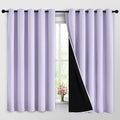 Yakamok Lilac 100% Blackout Curtains 63 Inches Long by Yakamok