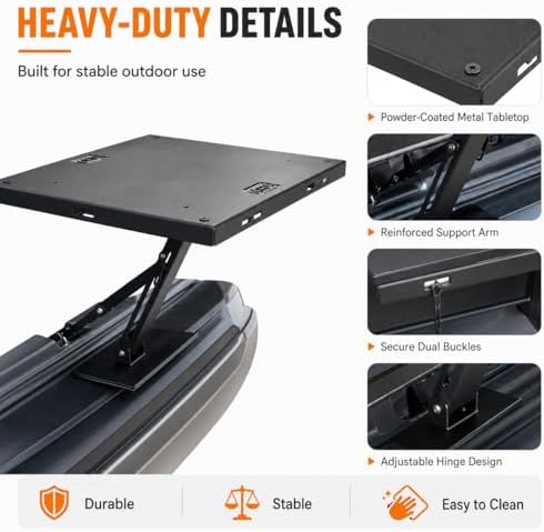 TsoLay Tailgate Table for SUV, Tailgate Camping Table - Image 5