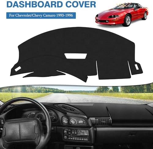 FIILINES Dash Cover for 1993 1994 1995 1996 Chevy Chevrolet Camaro, Dashboard - Image 2