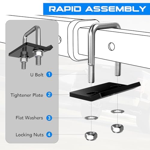 Hitch Tightener Anti-Rattle Clamp, Hitch Stabilizer - Image 2