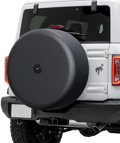 Spare Tire Cover with Backup Camera Hole by Amooca