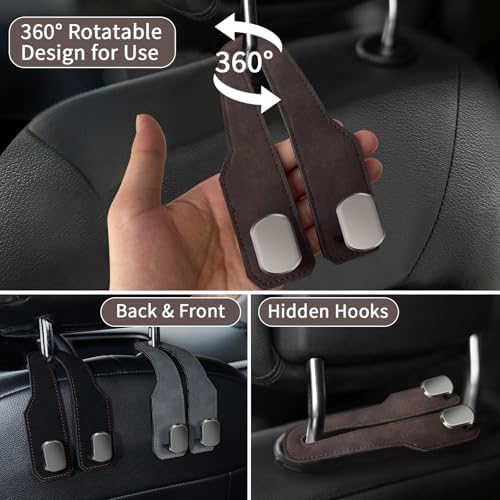 Car Purse Hook, Car Seat Headrest Hooks - Image 2