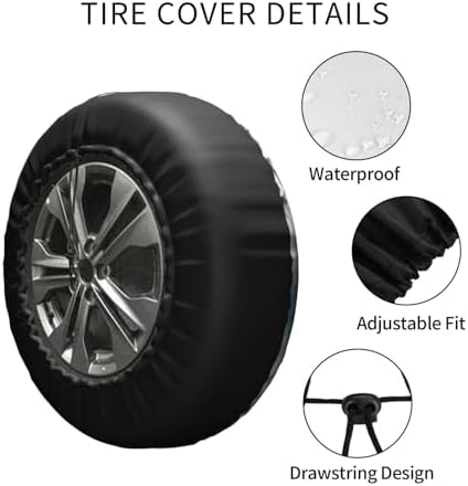 Beach and Boat Spare Tire Cover Wheel Protectors - Image 4
