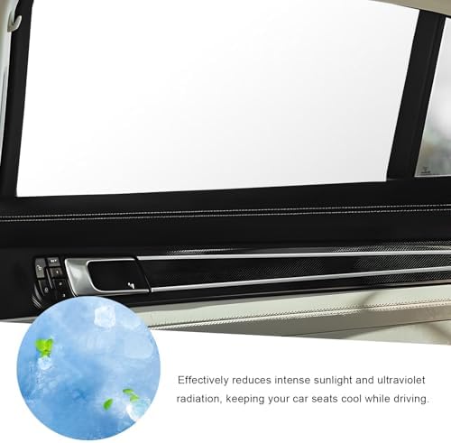 4 PCS Car Side Window Sun Shades, Magnetic Car Front Rear Window Sunshade - Image 3