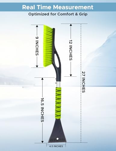 Autovir 27" Snow Brush and Ice Scrapers - Image 2