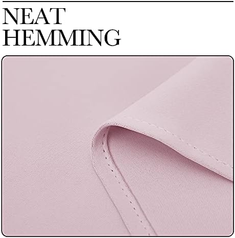 NICETOWN Baby Pink Blackout Curtains - Image 6