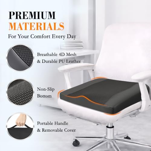 Lofty Aim Car Seat Cushion, Memory Foam Car Seat Cushions - Image 6