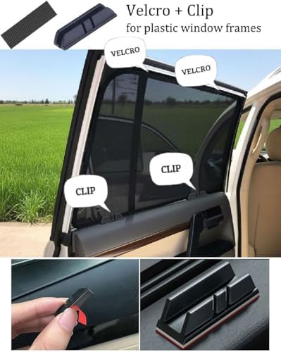Car Shade Magnetic Sun Shade for Grand Cherokee L 2021-2026 4pcs - Image 4