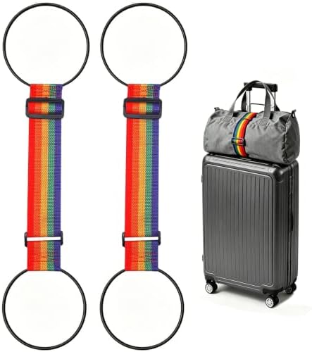Luggage Straps for Suitcases, Extended Adjustable Luggage Connector Straps by SpassLeben