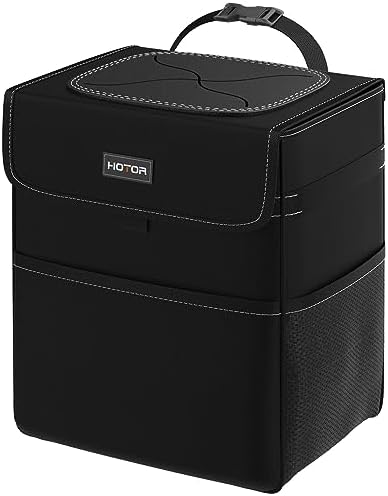 HOTOR Car Trash Can, Leak-Proof Car Organizer, 3.5-Gallon by HOTOR
