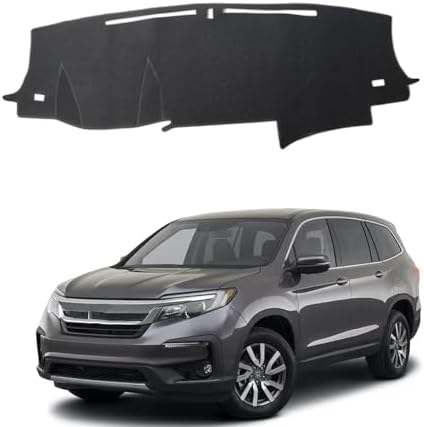 Dashboard Mat Cover for Honda Pilot 16-22/Pasport 19-25/Ridgeline 17-25 Nonslip by BOLTRY