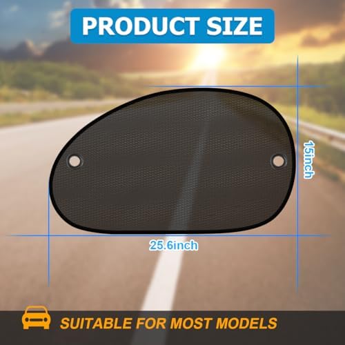 2PCS Car Side Window Shade - Image 2