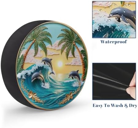 Summer Spare Tire Cover Waterproof Dust-Proof Spare Wheel Covers - Image 4
