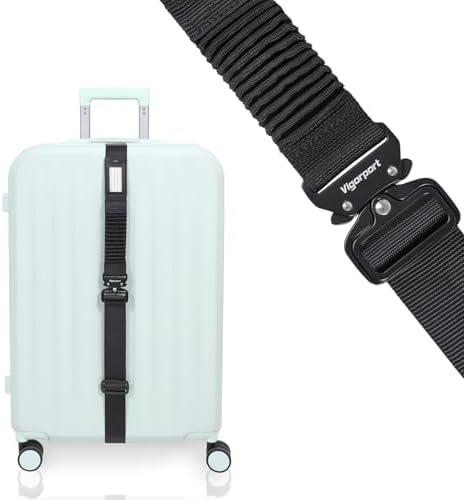 Vigorport Luggage Straps for Suitcases TSA Approved Suitcase Belt by Vigorport