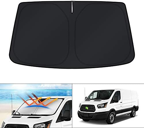 KUST Windshield Sun Shade for 2015-2025 2026 Ford Transit Accessories Wagon XL by KUST