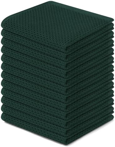 Kitinjoy Cotton Waffle 12-Pack Kitchen Towels by Kitinjoy