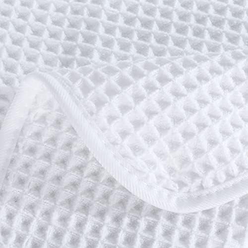 POLYTE 430 GSM Poly Blend Microfiber Waffle Bath Sheet XL Set, 35x70 in - Image 5