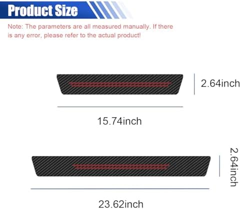 4PCS Car Door Sill Protector, Anti-Scratch Door Edge Guard - Image 2
