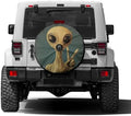 KiuLoam Martian Alien Peace Sign Retro Spare Tire Cover by KiuLoam