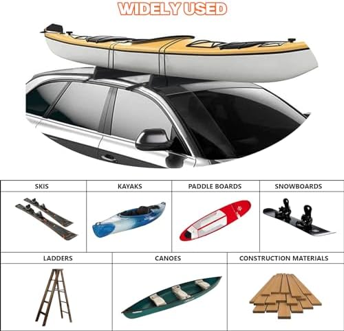 OceanCross Universal Soft Roof Rack, Cargo Rack, Roof Rack Cushion System - Image 6