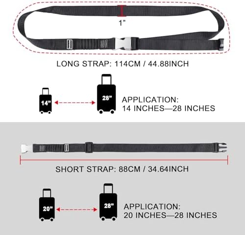 Luggage Straps, Stretchable Luggage Connector Straps - Image 3