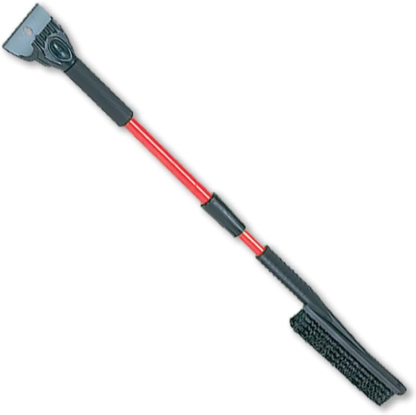42" Telescopic Snow Brush Ice Scraper Extendable Handle Winter Tool, 4 Pack - Image 3