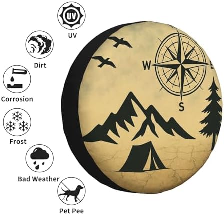Camping Adventure Spare Tire Cover - Image 4