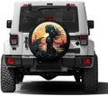 Beautiful Mermaid Silhouette Fresh Spare Tire Cover by Foruidea