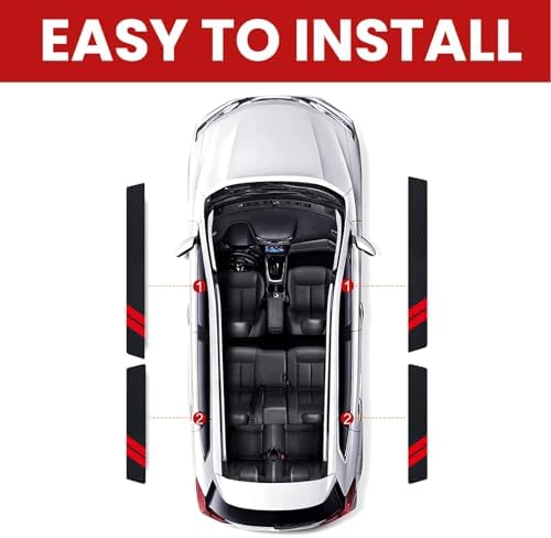 Door Sill Protector fit Dodge Accessories Car Door Entry Guard Sill Protector - Image 4
