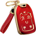 Lucrum Compatible with Chevy, Buick Key Fob Cover & Keychain by Lucrum