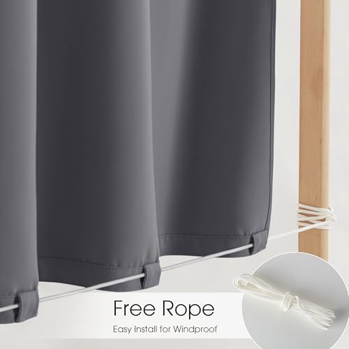 NICETOWN Rod-Free Outdoor Curtains - Image 3