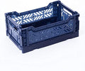 2 x AY-KASA Collapsible Storage Bin Container Basket Tote, Folding Basket CRATE by AYKASA