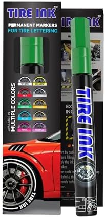 Green Color Tire Paint Pen by Tire+Ink