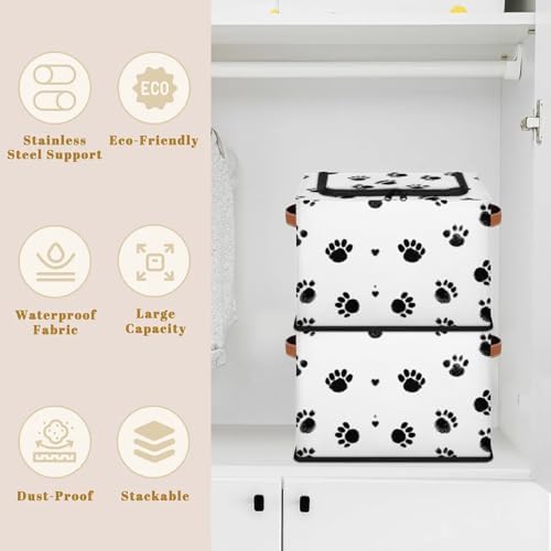Dogs Footprints Storage Bins - Image 2