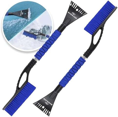 Snow Joe 2 Pack 27" Multi-Purpose Ice Scraper and Snow Brush by SnowJoe