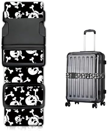 Luggage Straps for Suitcases, Heavy Duty Travel Belt by JYCardPKT