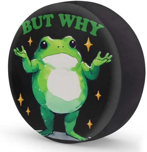 Rv Spare Tire Cover Wheel Funny Animal Frog Tire Covers Wheel Protectors - Image 2