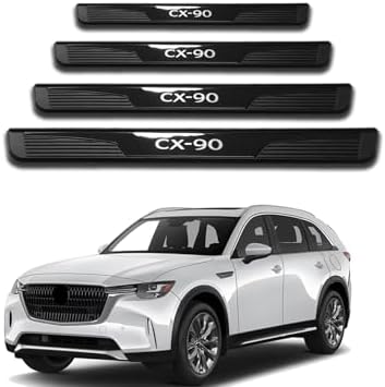 Door Sill Protector Trim Guard for Mazda CX-90 2026 2024 2025, Auto Interior by Unknown