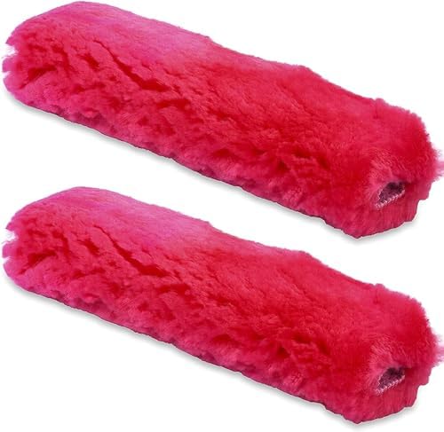 Andalus Genuine Sheepskin Car Seat Belt Cover Pad – Soft Fuzzy, Comfy Fluffy by AndalusBrand