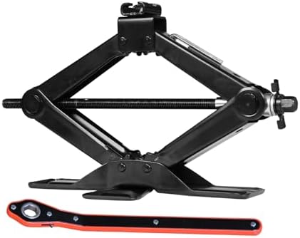 Torin AST10202SB Wide Base Cross Car Scissor Jack: Steel Portable Quick Lift by Torin