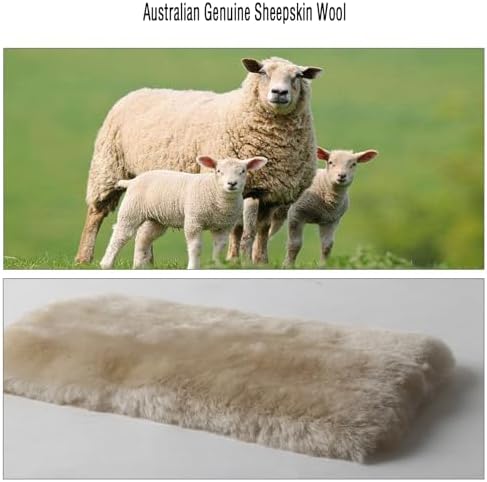 Soft Genuine Sheepskin Wool Auto Seat Belt Cover Seatbelt Shoulder Pad - Image 5