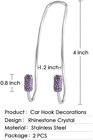 Guoord 【2026 Upgraded】 Car Headrest Hooks Decorations, Auto Hooks Car Hangers - Image 6