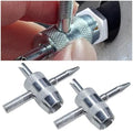 YoRise 4-Way Car Tire Valve Core Removal Tool, Universal Vehicle Tire Stem by Unknown