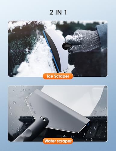 Ice Scrapers for Car Windshield-Winter Windshield Scraper for Ice and Snow - Image 2