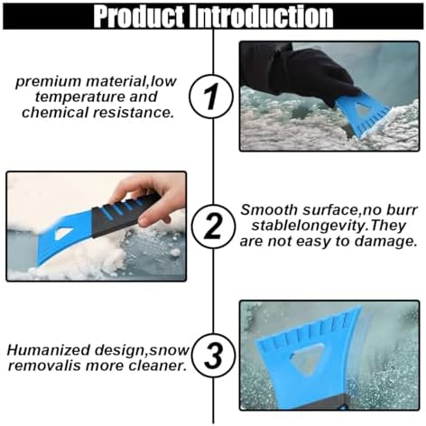 GLSOWEE 12PCS Snow and Ice Scraper - Image 6