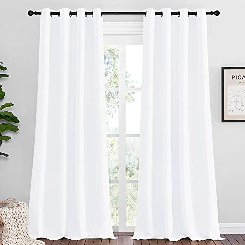 NICETOWN White Curtains for Sliding Door by NICETOWN