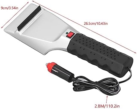 12V Auto Heated Snow Shovel Electric Ice Scrapers - Image 2