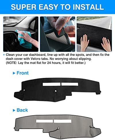 Autorder Dashboard Cover Mat for 1988-1994 Chevy Chevrolet Silverado/GMC Sierra - Image 5