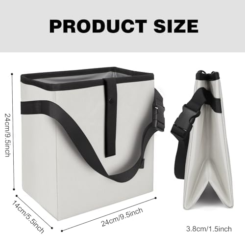 Homelove Car Trash Can, Leak-Proof Waterproof Trash Bin Collapsible Portable - Image 4